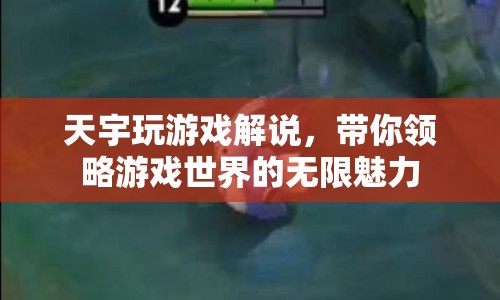 天宇玩游戲解說，探索游戲世界的無限魅力