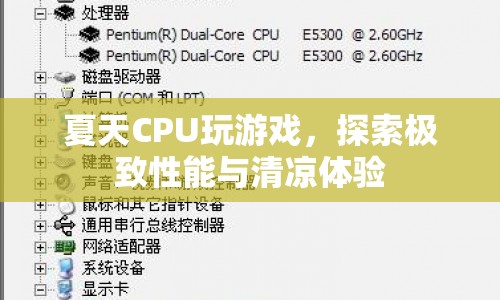 夏天CPU玩游戲，探索極致性能與清涼體驗(yàn)