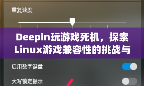 Linux游戲兼容性，Deepin游戲死機(jī)引發(fā)挑戰(zhàn)與機(jī)遇