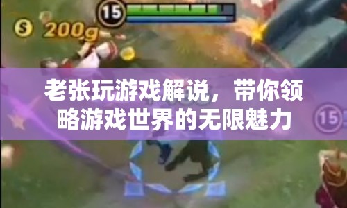 老張游戲解說，帶你領(lǐng)略游戲世界的無限魅力