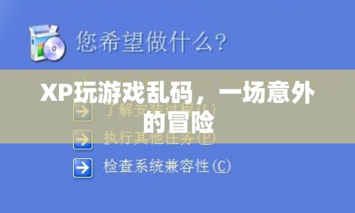 XP系統(tǒng)游戲亂碼，一場意外的亂碼冒險之旅