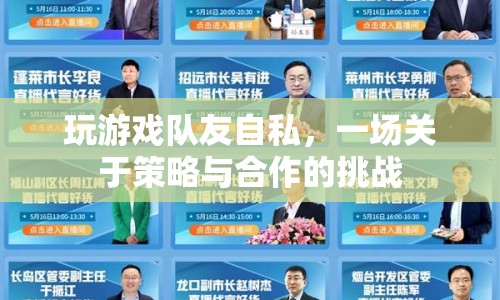 自私隊(duì)友攪局，策略合作挑戰(zhàn)升級(jí)！