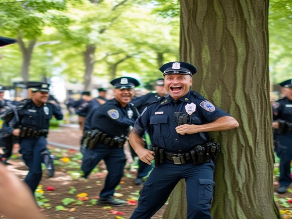 警察惡作劇游戲，智慧與幽默的較量