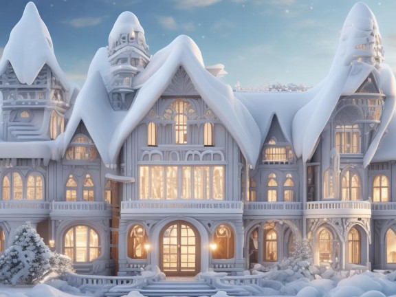 打造夢幻冬季居所，我的世界雪屋別墅建造指南