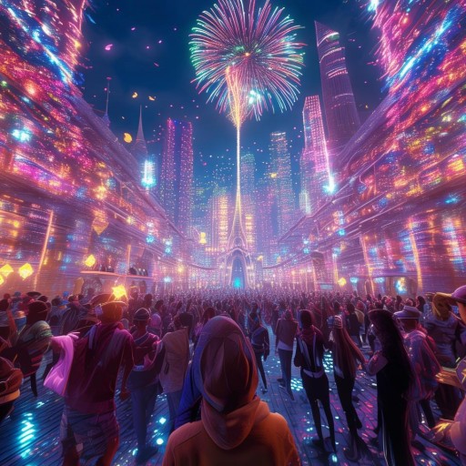 新年虛擬場景游戲，探索歡慶盛宴的奇妙之旅