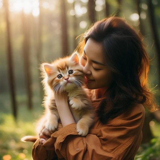 林心如懷抱小貓引熱議，她的寵物生活你了解多少？貓咪為何如此受寵？
