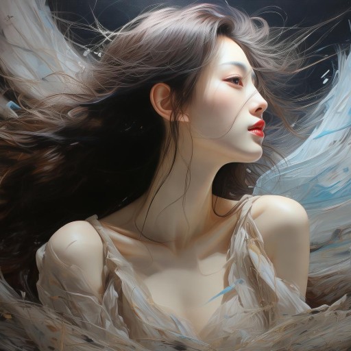 柳菁菁人體藝術(shù)圖片：你敢直面藝術(shù)的震撼嗎？她的美能否觸動你的靈魂？
