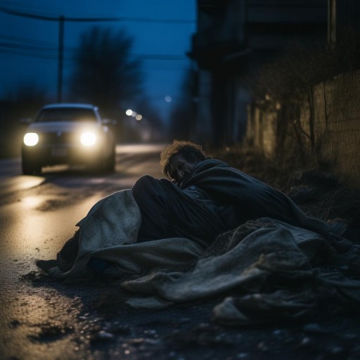 民工深夜路邊熟睡竟遭車碾壓，安全意識(shí)何在？誰(shuí)來守護(hù)他們的夜晚？