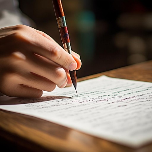 毛筆夾持技巧：如何確保書寫時(shí)不掉落？你掌握了嗎？