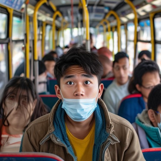 沒帶口罩讓他C了一天公交車，你遇到過類似尷尬嗎？如何避免？